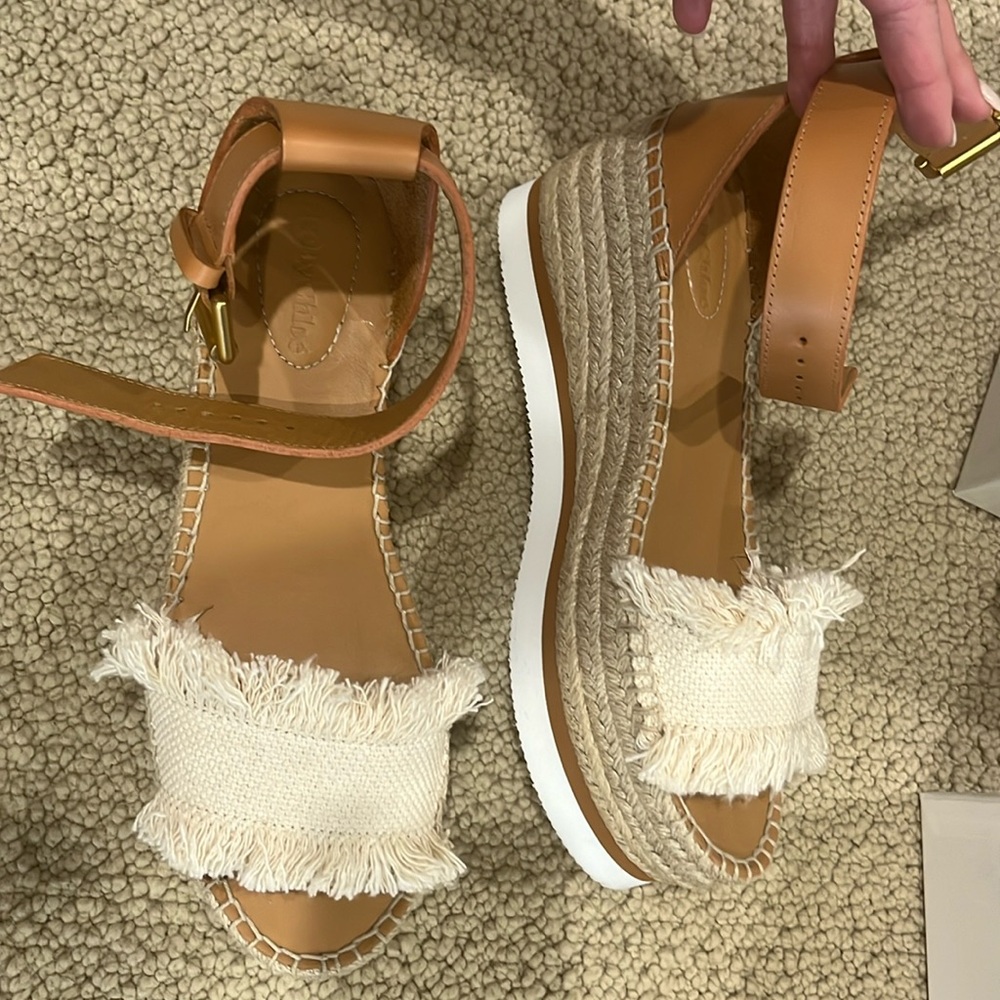 Chloe authentic platform sandal